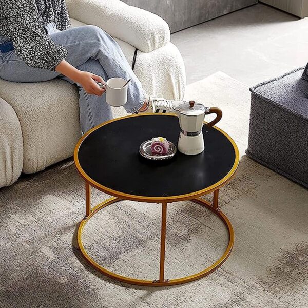 Living Room Best Table For Decor Home Modern Coffee Table Round Nesting Gift