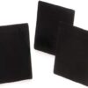 3Pcs Black Velvet L-Shape Jewelry Stands – Earring & Necklace Holders (2"x1.5"x3") - Image 3