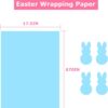 17.5" x 963" Blue Kraft Paper Roll, for Wrapping, Weddings, and Crafts (Sky Blue) - Image 4