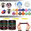 98pcs Bible Verse Party Favors: Cross Necklaces, Stickers, Bracelets, Pins, and Bags - Image 3