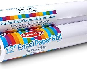 12" x 75' Tabletop Easel Paper Rolls, 3-Pack
