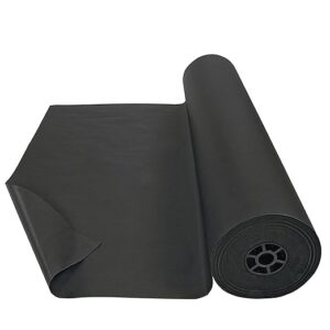 36" x 1000' Dual Surface Paper Roll, Black, for Arts and Crafts