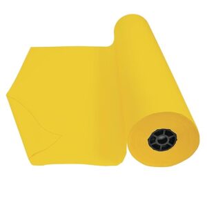 36" x 1000' Dual Surface Paper Roll, Yellow, for Arts and Crafts