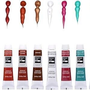 Metallic Acrylic Paint Set  12pc
