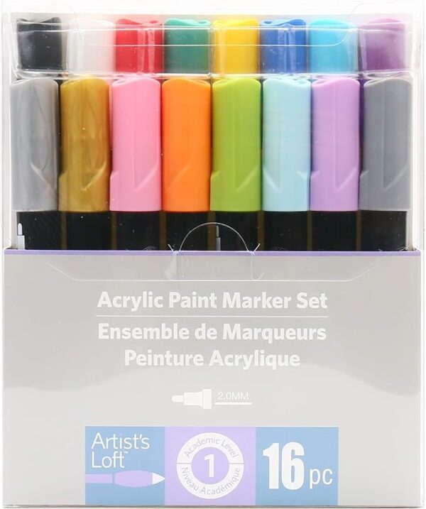 Assorted Color Acrylic Paint Marker Set