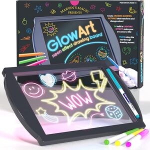 Light-Up Tracing Pad, Battery-Powered Neon Drawing Board for Kids