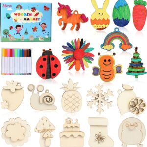 DIY Wooden Magnets Kit for Kids