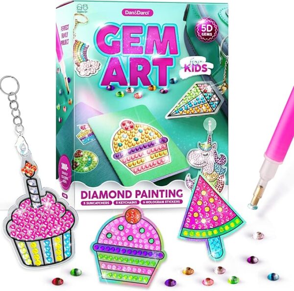 Diamond Art Kit for Kids Gem Painting Crafts