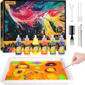 Water Marbling Paint Kit Creative Gift Idea