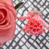 200 Pink Heart Shaped Straws, Disposable, Individually Wrapped, for Parties & Events - Image 2