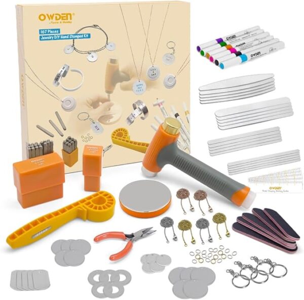 DIY Metal Stamping Kit Tools & Blanks