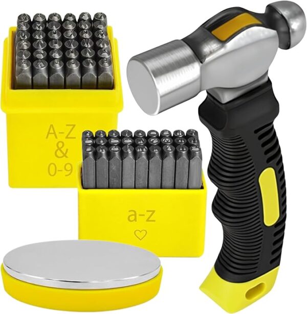 Metal Stamping Kit Letter & Number Punch Set