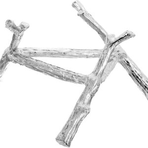 Silver Metal Crystal Ball Stand Tripod Holder