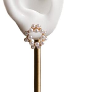 Silicone Right Ear Earring Display Stand Mannequin Prop