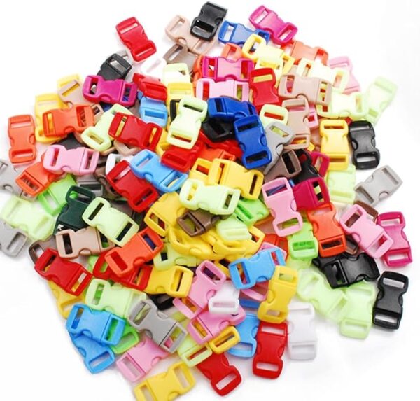 Curved Side Release Buckles For Paracord, Pet Collars & Sewing