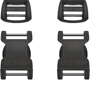 Adjustable No-Sew Plastic Clip for Nylon Straps or Backpacks