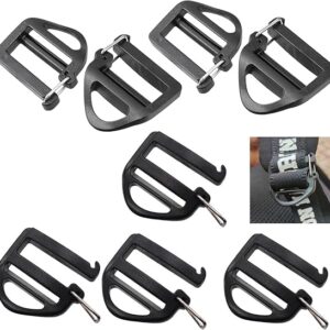 Webbing Hook Clips Strap Buckles with Lock End