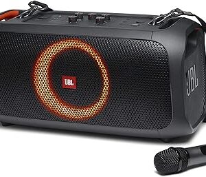 JBL PartyBox On-The-Go Portable Speaker with Built-in Lights (Renewed)