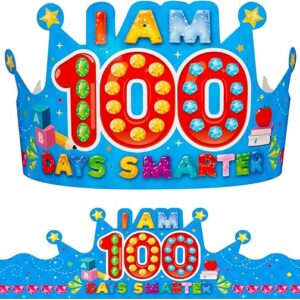 100th Day of School Paper Crowns for Kids