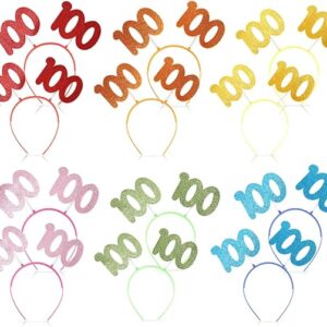 100 Days of School Glitter Headbands for Celebration Party