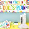 Christian Bulletin Board “Piece of God’s Plan” Borders - Image 2