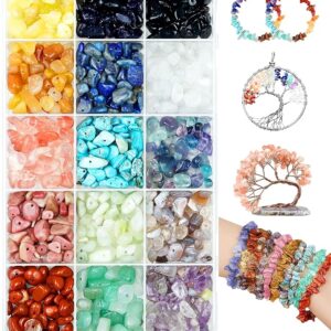 Natural Chip Stone Beads 15 Colors for Jewelry Making