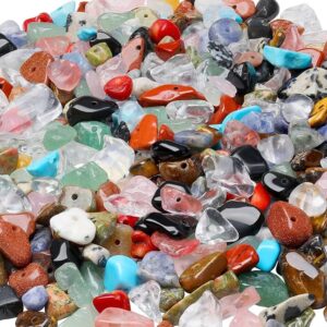 Multicolor Natural Chip Stone Beads for Jewelry Making