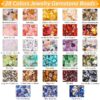 Crystal Chip Beads Kit, 28 Colors Gemstones for Jewelry Making - Image 2
